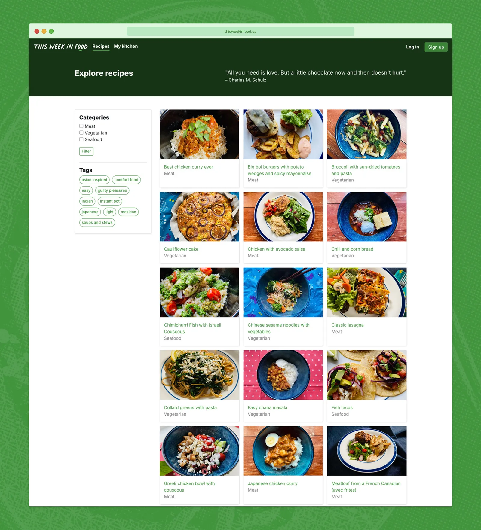 This Week in Food recipes